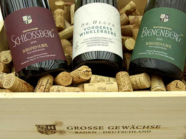 Reichhaltige Auswahl an feinen Weinen